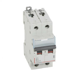 Legrand 407502 DX3 Kismegszakító. 2P, 1A, B karakterisztika, 6kA (407502)