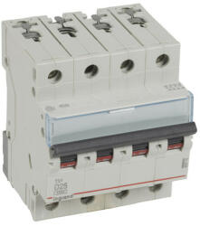Legrand 403774 TX3 Kismegszakító. 4P, 25A, D karakterisztika, 6kA (403774)