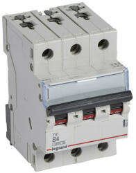 Legrand 403397 TX3 Kismegszakító. 3P, 4A, B karakterisztika, 6kA (403397)