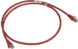 Legrand 051855 patch kábel RJ45-RJ45 Cat6 árnyékolt (F/UTP) LSZH (LSOH) 2 méter piros d: 6mm AWG26 LCS3 ( Legrand 051855 ) (051855)
