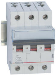 Legrand 403548 TX3 Kismegszakító. 3P, 32A, C karakterisztika, 6kA (403548)