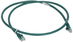 Legrand 051858 patch kábel RJ45-RJ45 Cat6 árnyékolatlan (U/UTP) LSZH (LSOH) 1 méter zöld d: 6mm AWG24 LCS3 ( Legrand 051858 ) (051858)