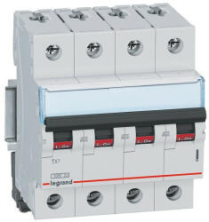Legrand 403553 TX3 Kismegszakító. 4P, 0, 5A, C karakterisztika, 6kA (403553)