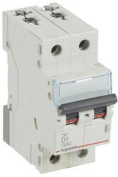 Legrand 403730 TX3 Kismegszakító. 2P, 1A, D karakterisztika, 6kA (403730)