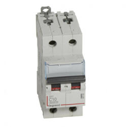 Legrand 407798 DX3 Kismegszakító. 2P, 10A, C karakterisztika, 6kA (407798)