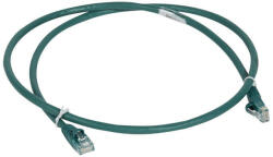 Legrand 051860 patch kábel RJ45-RJ45 Cat6 árnyékolatlan (U/UTP) LSZH (LSOH) 3 méter zöld d: 6mm AWG24 LCS3 ( Legrand 051860 ) (051860)