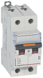 Legrand 409766 DX3 Kismegszakító. 2P, 10A, C karakterisztika, 25kA (409766)