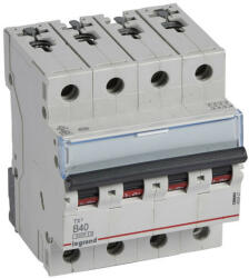 Legrand 403421 TX3 Kismegszakító. 4P, 40A, B karakterisztika, 6kA (403421)