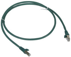 Legrand 051850 patch kábel RJ45-RJ45 Cat6 árnyékolt (F/UTP) LSZH (LSOH) 1 méter zöld d: 6mm AWG26 LCS3 ( Legrand 051850 ) (051850)