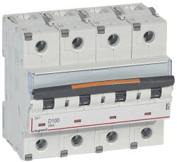 Legrand 409854 DX3 Kismegszakító. 4P, 100A, D karakterisztika, 25kA (409854)