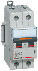 Legrand 409869 DX3 kismegszakító 25kA 2P 230/400V~ MA6, 3 ( Legrand 409869 ) (409869)