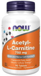NOW Acetyl-L-Carnitine 750 mg (90 Tabletta)