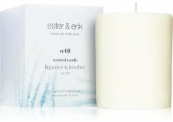 ester & erik scented candle liquorice & heather (no. 81) lumânare parfumată Refil 350 g