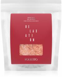 Souletto Pink Pepper & Rice Milk Bath Salt saruri de baie 500 g
