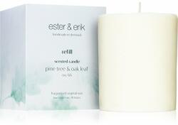 ester & erik scented candle pine tree & oak leaf (no. 66) lumânare parfumată Refil 350 g