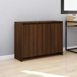 vidaXL Servantă, stejar maro, 102x33x75 cm, lemn prelucrat (813016) Comoda