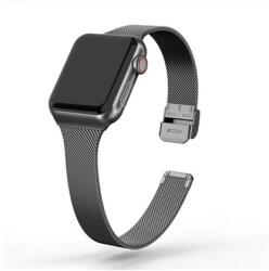 Mybandz APW381581 keskeny milánói fém óraszíj Apple Watch - hoz, fekete 38 - 41 mm (APW381581) - marketworld