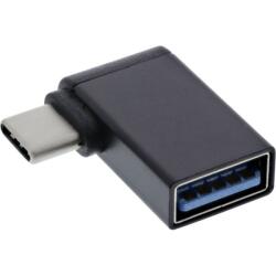 InLine Adaptor USB 3.2 Gen2 type C la USB-A OTG T-M unghi 90 grade, Inline IL35805W (IL35805W)