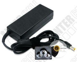 Sony 6.5*4.4mm + pin 19.5V 4.7A 90W fekete notebook/laptop hálózati töltő/adapter utángyártott (IC010019-001)