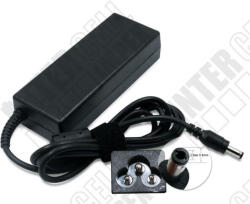 Utángyártott Toshiba Equium L100 Series 5.5*2.5mm 19V 4.74A 90W fekete notebook/laptop hálózati töltő/adapter utángyártott