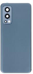 tel-szalk-192967609 Oneplus Nord 2 5G szürke OEM Akkufedél hátlap - kamera lencse burkolati elem ragasztóval (tel-szalk-192967609)
