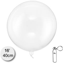PartyDeco S. r. o Orbz átlátszó lufi, 40 cm