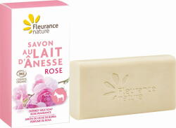 Fleurance Nature Szamártejes szappan - Rózsa