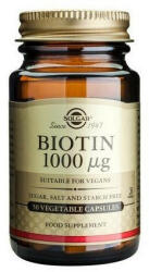 Solgar - Biotin 1000 mcg Solgar 50 capsule Suplimente alimentare 1000 mcg - vitaplus