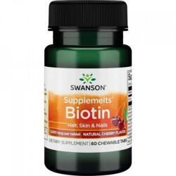 Swanson - Biotina 5000mg, 60 tablete, Swanson 60 capsule - vitaplus