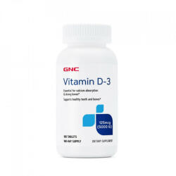 GNC - Vitamina D-3 5000 IU, 180 tablete, GNC - vitaplus