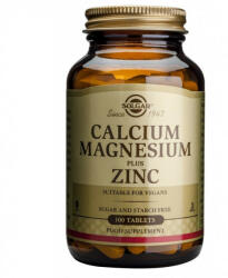 Solgar - Calcium Magnesium + Zinc Solgar 100 tablete Suplimente alimentare 471.66 mg - vitaplus