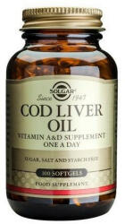 Solgar - Cod Liver Oil (Ulei din ficat de cod) Solgar 100 capsule 462 mg - vitaplus