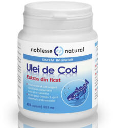 Noblesse Natural - Ulei de cod extras din ficat, Noblesse 120 capsule - vitaplus