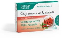 Rotta Natura - Goji extract + Vitamina C naturala 30 comprimate masticabile - vitaplus