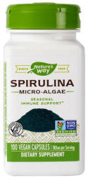 Nature's Way - Spirulină Micro Algae 380 mg Natures Way, 100 capsule, Secom 387.5 mg - vitaplus