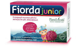 PlantExtrakt - Fiorda Junior cu aromă de zmeură, 15 comprimate, Plant Extrakt - vitaplus