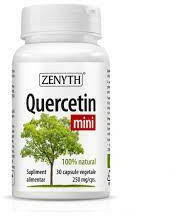 Zenyth Pharmaceuticals - Quercetin mini, 30 capsule vegetale, 250mg, Zenyth 250 mg - vitaplus