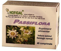 Hofigal - Passiflora Hofigal 40 comprimate 880 mg - vitaplus