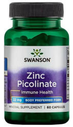 Swanson - Zinc Picolinat 22 mg, 60 capsule, Swanson 60 capsule - vitaplus