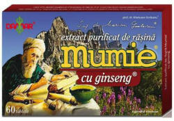 Damar General Trading - Extract purificat de rasina Mumie cu ginseng Damar General Trading 60 tablete - vitaplus