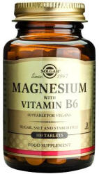 Solgar - Magnesium+B6 (Magneziu cu vitamina B6) Solgar 100 tablete 141.66 mg - vitaplus