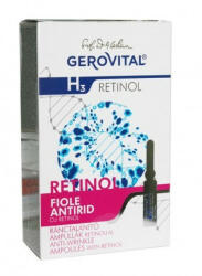 Gerovital - Fiole antirid cu retinol Gerovital H3 Tratament pentru fata 20 ml