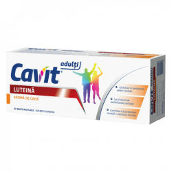 Biofarm - Cavit Adulti Luteina, 20 comprimate masticabile, Biofarm caise - vitaplus