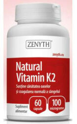 Zenyth Pharmaceuticals - Natural Vitamin K2 Zenyth 60 capsule 100 mcg - vitaplus