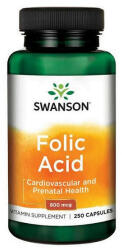 Swanson - Acid Folic 800 mcg Swanson 250 capsule Suplimente alimentare 800 mcg - vitaplus