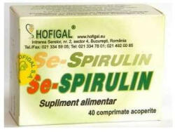 Hofigal - Se-Spirulin Hofigal 40 comprimate 500 mg - vitaplus