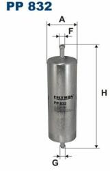 FILTRON filtru combustibil FILTRON PP 832 - automobilus