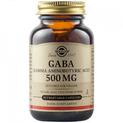 Solgar - Gaba 500 mg, 50 capsule, Solgar 50 Capsule - vitaplus