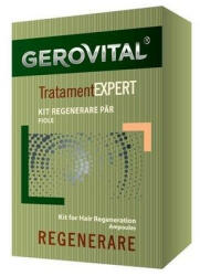 Gerovital - Kit regenerare par Gerovital TratamentExpert Tratamente pentru par 10 x 10 ml - vitaplus
