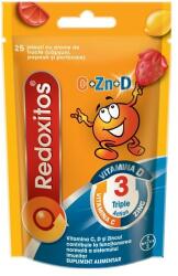 BAYER Jeleuri cu vitamina C Redoxitos Triple Action, 25 buc, Bayer